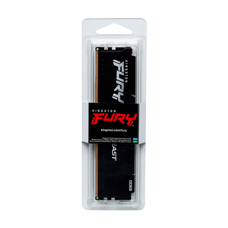 Memorie RAM Kingston KF568C34BBE-16 FURY Beast 16GB Negru