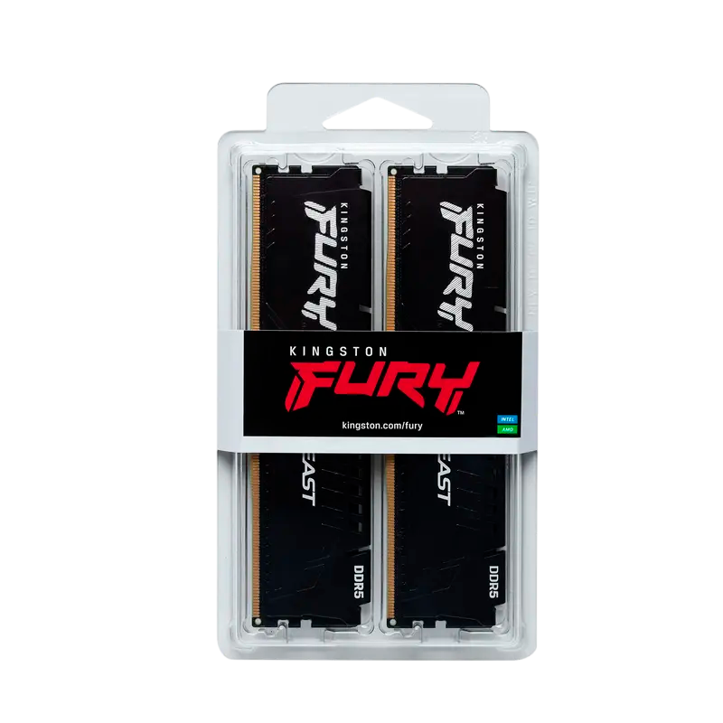 Memorie RAM Kingston KF560C36BBE2K2-32 FURY Beast 32GB Negru