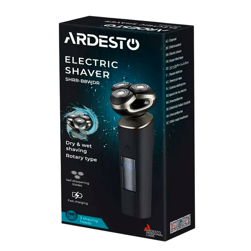 Aparat de ras electric Ardesto SHRR-B8WDR Negru